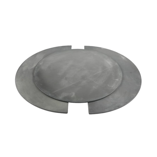 25″ x 12.5″ x 5/16″ Half Round Advanced Ceramics Kiln Shelf