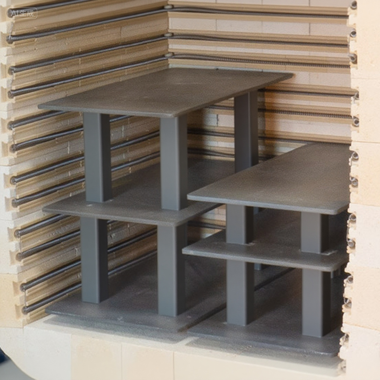 11" x 22"  x 5/16″  Rectangular Advanced Ceramics Kiln Shelf